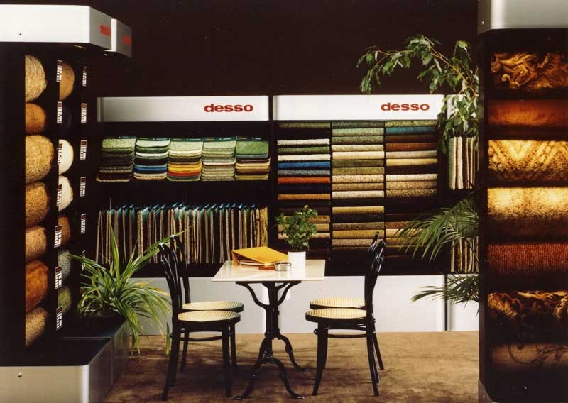 Showroom van Tapijtfabriek Desso (bron: Stadsarchief Oss)